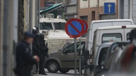 Po zuby ozbrojení policisté v Bruselu.