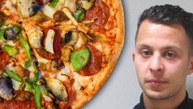 Salah Abdeslam doplatil na svou chuť po evropské pochoutce pizze.