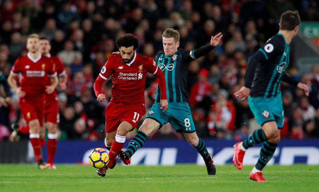 Mohamed Salah výrazně pomohl Liverpoolu k dalším třem bodům do tabulky