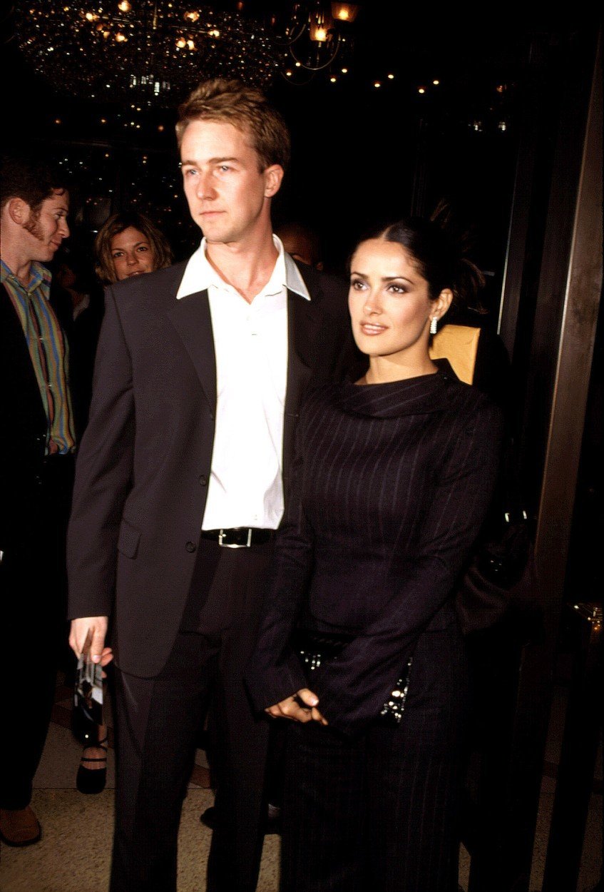 Salma Hayek a Edward Norton