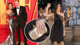 Salma Hayek s manželem Françoisem-Henrim Pinaultem čelí skandálu kvůli zabíjení krajt. Společnost Kering, kterou řídí její manžel, odebírá kabelky z hadí kůže