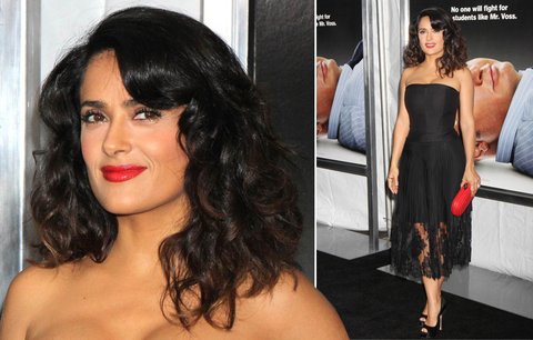 Božské křivky! Nestárnoucí Salma Hayek okouzlila New York