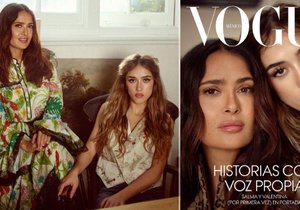 Salma Hayek s dcerou ve Vogue
