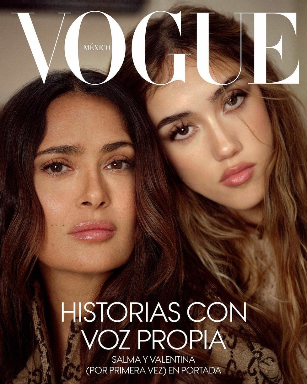 Salma Hayek s dcerou ve Vogue