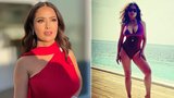 To je výhled, panečku! Kráska Salma Hayeková (54) na pláži vyvalila obří poprsí