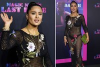 Odvážná Salma Hayeková (56): Bez kalhot v kalhotkách!