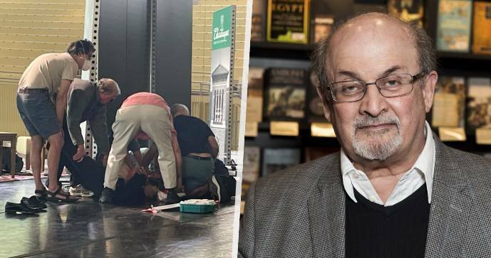 Salman Rushdie byl napaden přímo na pódiu! Na autora Satanských veršů zaútočil muž s nožem