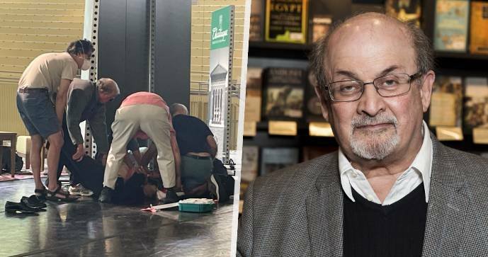 Salman Rushdie byl napaden v USA přímo na pódiu