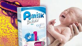 Kojenecké mléko AMILK může být kontaminované salmonelou.