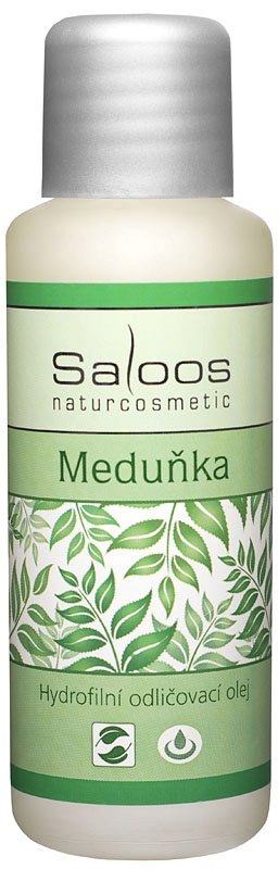 Hydrofilní odličovací olej Meduňka, Saloos, 94 Kč (50 ml). Koupíte na www.biooo.cz