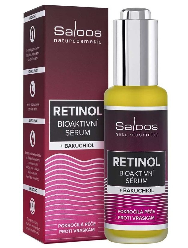 Retinol bioaktivní sérum, Saloos, 389 Kč (50 ml