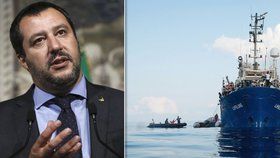 Salvini žádá Malta o přijetí lodi Lifeline. K italským břehům ji nepustí