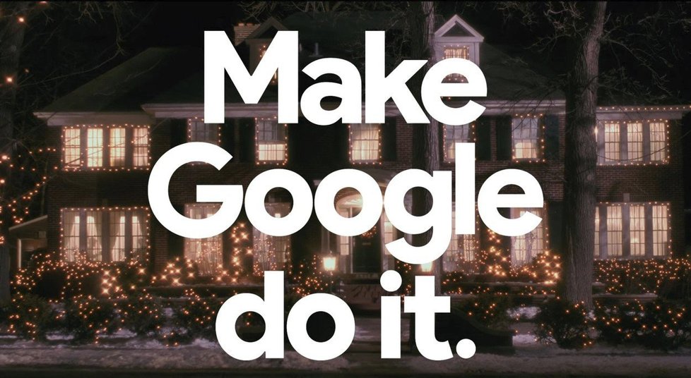 Vánoční reklama na Google přepracovala kultovní snímek Sám doma