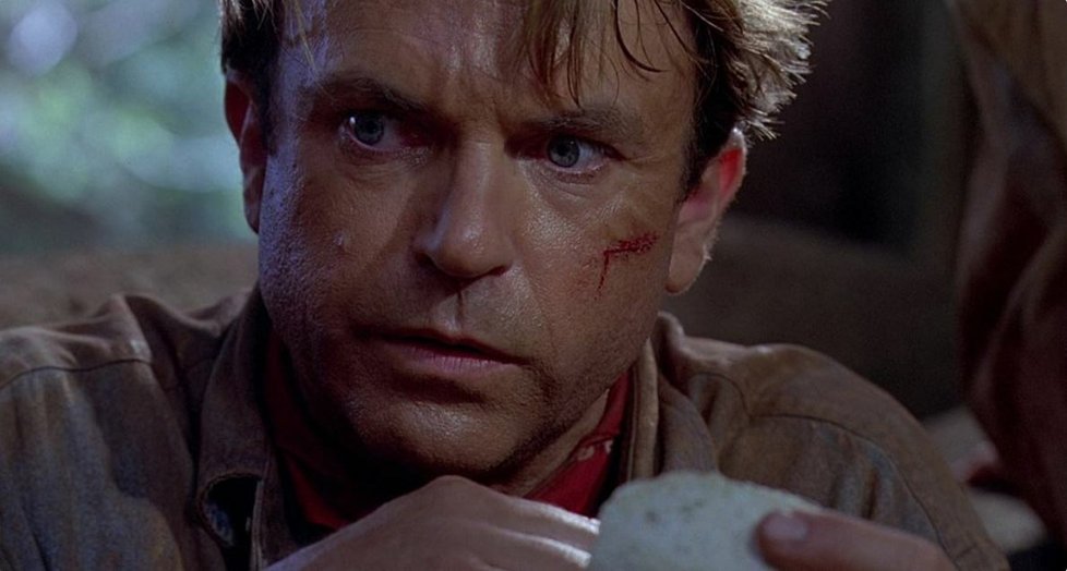 Sam Neill v Jurském parku