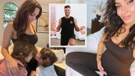 Populární fitness guru Sam Wood (41) se nakazil covidem: Strach o těhotnou manželku Snezanu