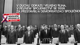 Samet byl za dveřmi. To ale papaláši nemohli vědět. Rozhodli se tedy »juchat« tak, jak sověti pískali, tedy v rytmu Internacionály, a oslavit 72. výročí Říjnové revoluce. Jak to probíhalo?