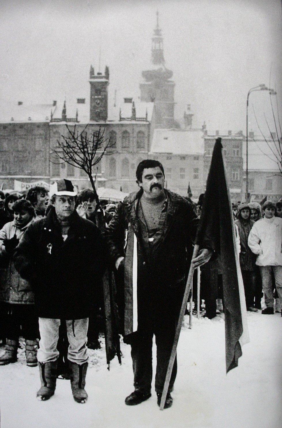 Demonstrace v Hořicích.