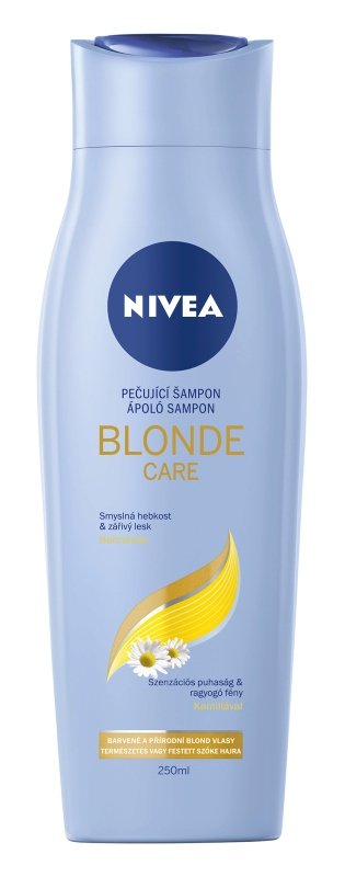 Nivea šampon Blonde Care, 78 Kč, koupíte v síti drogerií