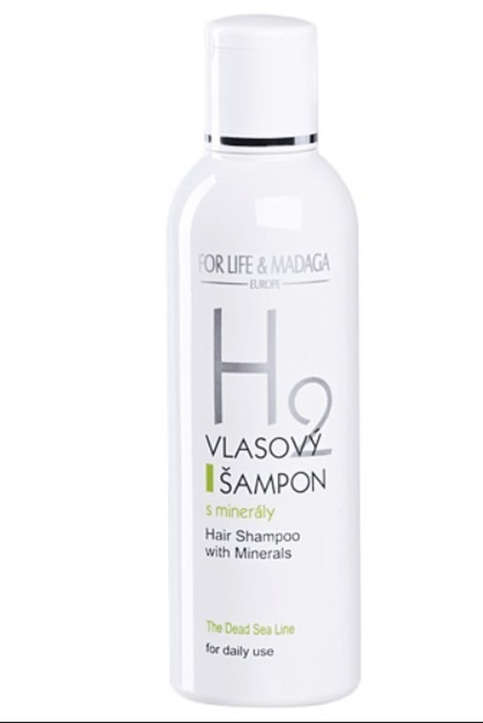 Vlasový šampon s minerály, H2, For Life and Madaga, forlifemadaga.com, 194 Kč/200 ml