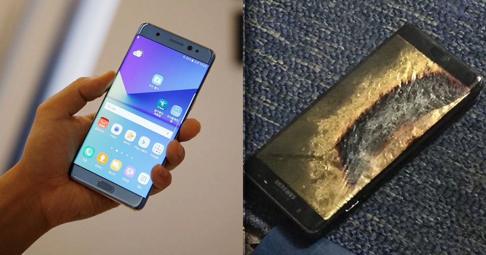 Samsung Galaxy Note 7 se přehřívá a může se sám vznítit.