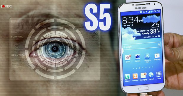 Samsung Galaxy S5 bude mít údajně skener očí, futuristické udělátko