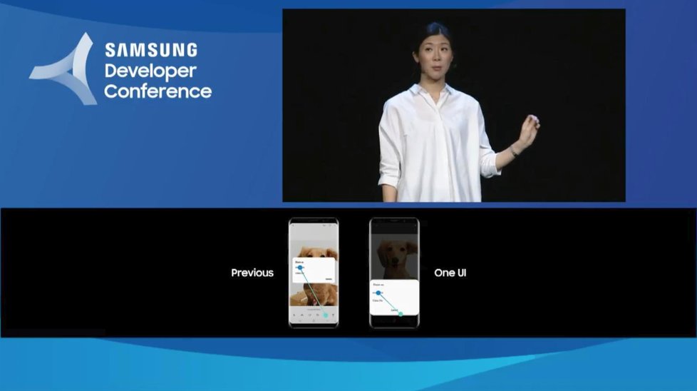  Samsung na akci SDC18 ukázal o novou nadstavbu One UI
