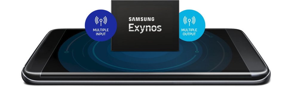 Součásti čipsetu Samsung Exynos 9810 je i modem s LTE Cat. 18 a šestinásobnou agregací pásem