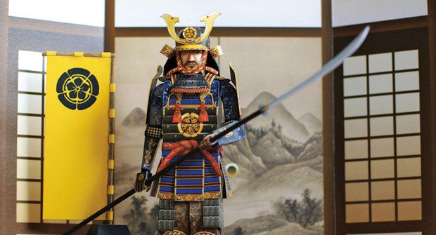 Vystřihovánka ke stažení: Bonusové díly samuraje