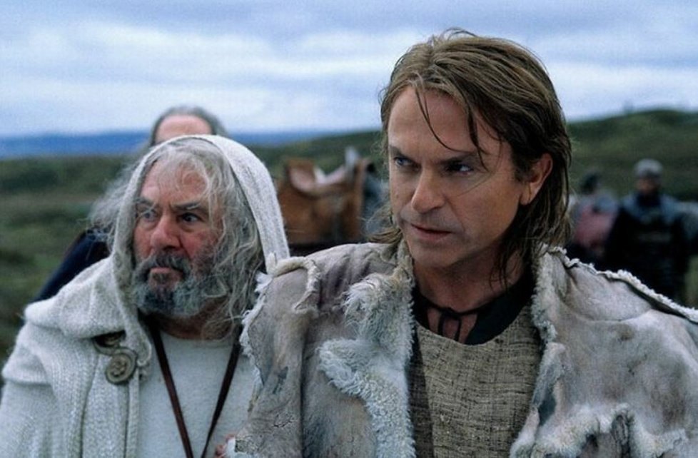 Sam Neill ve filmu Merlin