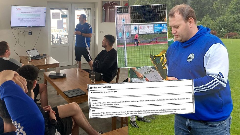 Sudí a vlivný funkcionář se motal na čáře. Zranil se, mlžilo se v zápise. Pak rezignoval! Sudí a vlivný funkcionář se motal na čáře. Zranil se, mlžilo se v zápise. Pak rezignoval!