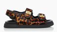 Leopardí sandály, Dunelondon.com, 110 GBP