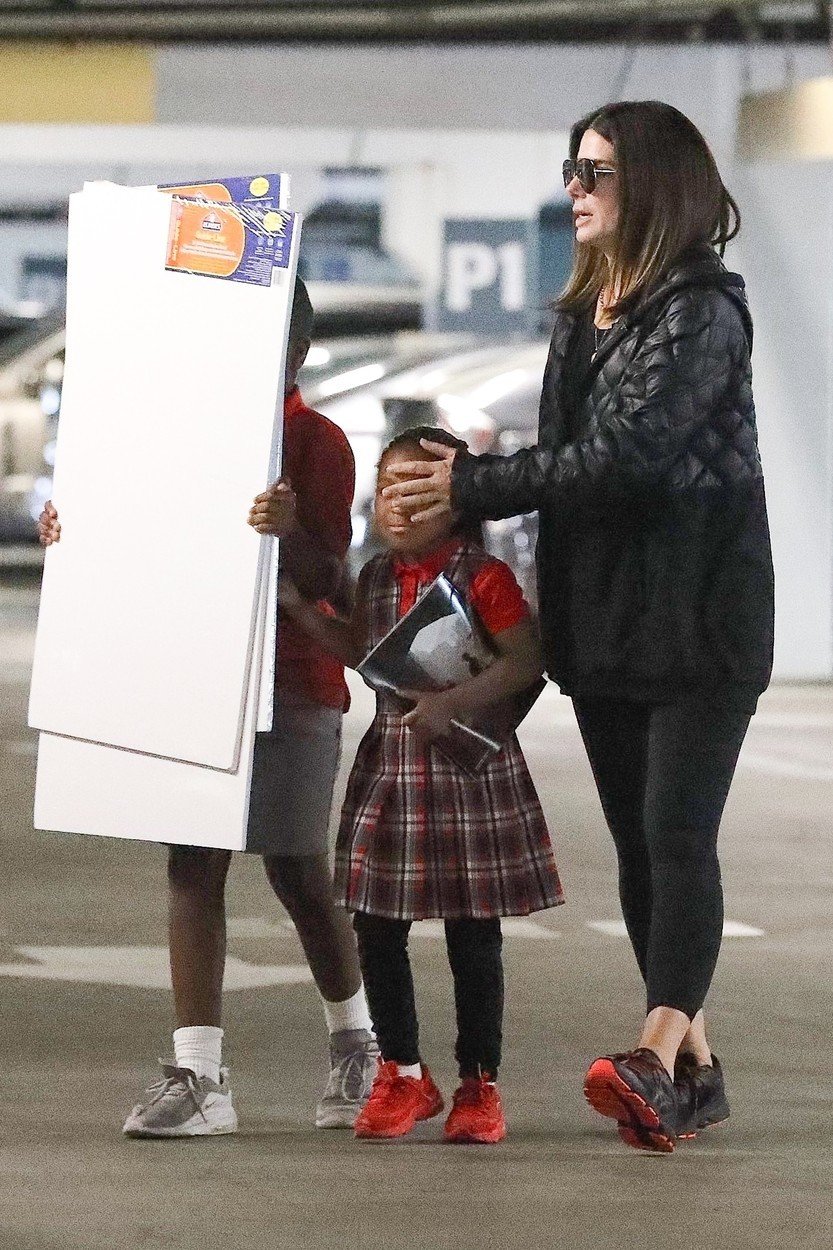 Sandra Bullock s dětmi