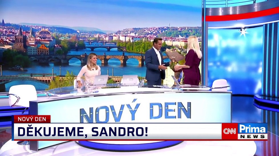 Kolegové z Primy se dojemně rozloučili se Sandrou Pospíšilovou