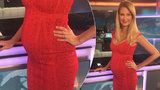 Těhotná moderátorka Sandra Parmová: Podívejte, tohle v televizi schovává!
