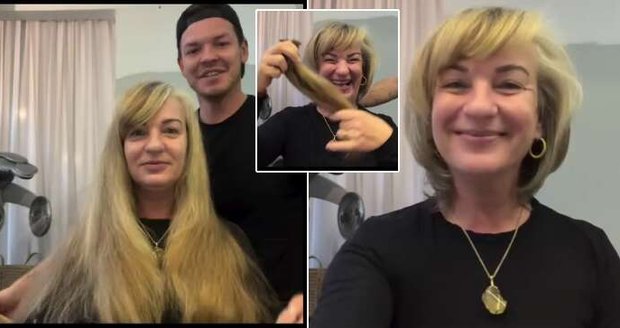 Sandra Pogodová se nechala po 5 letech ostříhat.