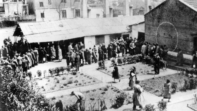 Židovský uprchlický tábor v Šanghaji za 2. světové války