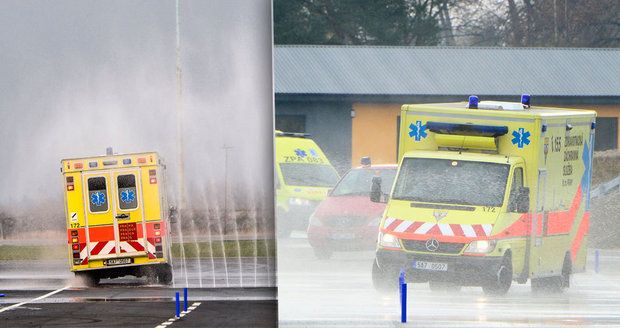 Exkluzivní foto a video: Takhle trénují řidiči sanitek na dopravní džungli v Praze!