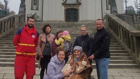 Ludmila (85) díky Sanitce přání navštívila oblíbené poutní místo