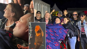 Radek díky Sanitce splněných snů vyrazil na koncert skupiny Kabát.