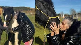 Nemocná Hana ztratila zrak, k milovaným koním ji vzala Sanitka splněných snů.