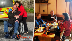 Sanitka splněných snů na výletě s nemocným Martinem a jeho ženou v Beskydech