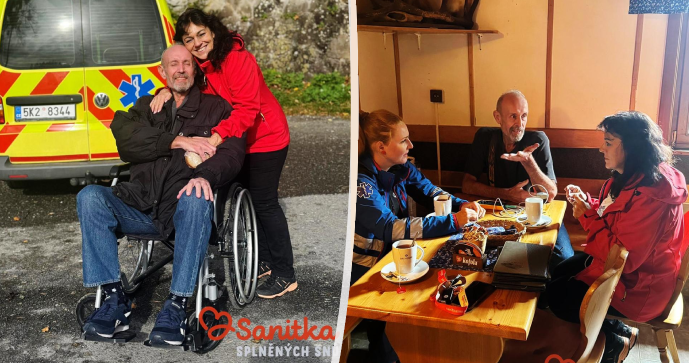 Sanitka splněných snů na výletě s nemocným Martinem a jeho ženou v Beskydech