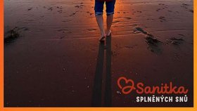 Nemocná Linda se Sanitkou splněných snů u moře