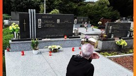 Paní Danka našla hrob svého manžela po 48 letech.
