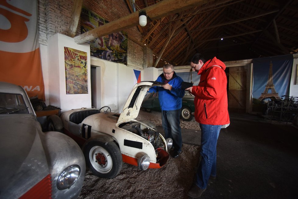 Dvouválcový závoďák Aero Minor Sport z roku 1950 vznikl na základě vzácné série vozů, které vyhrávaly Le Mans