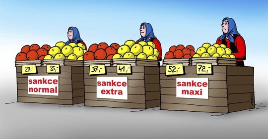 Sankce platí, ale levná jablíčka z Polska nikde