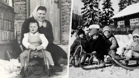 Retro sáňkařská nadílka: Úžasné staré fotografie ze zimních radovánek