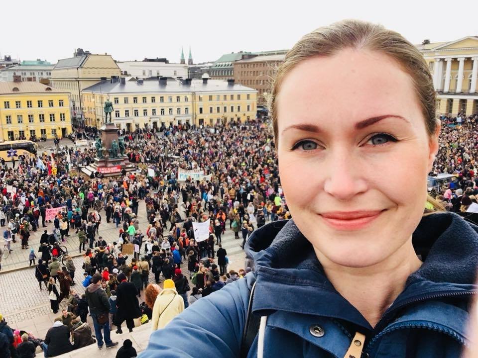 Finská sociální demokratka Sanna Marinová (34)