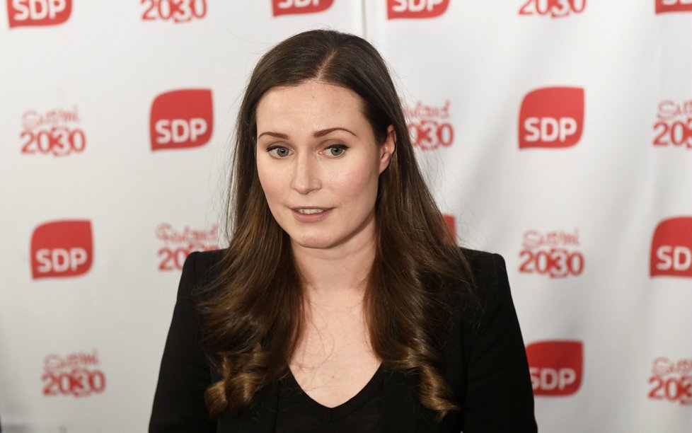 Finská sociální demokratka Sanna Marinová (34)
