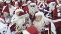 Santa Clausové v dánské Kodani